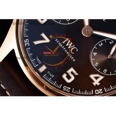 Big Pilot Annual Calendar Antoine de Saint Exupéry IW502706 A52850 Automatic Mens Watch Best Edition AZF RG Brown Dial