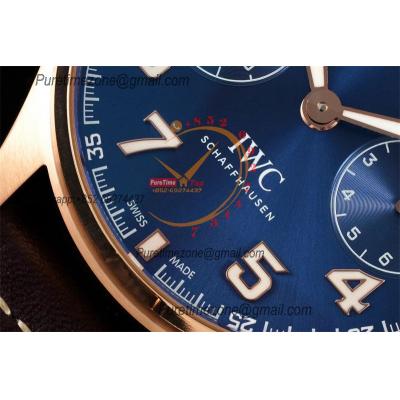 Big Pilot Annual Calendar Le Petit Prince IW502701 A52850 Automatic Mens Watch Best Edition AZF RG Blue Dial