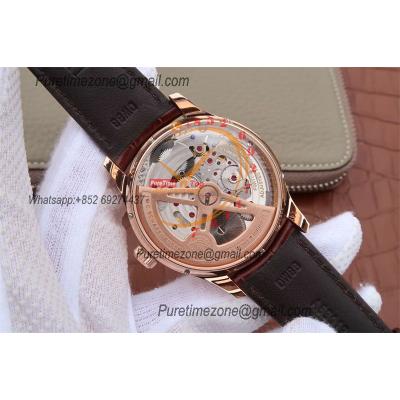 Portuguese Tourbillon Mystere Retrograde IW504402 Automatic Mens Watch Best Edition AZF RG Black Dial Leather CHS