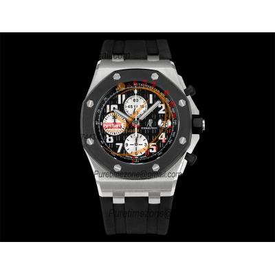 Royal Oak Offshore 25940SK 42 Rubberclad A7750 Automatic Chronograph Mens Watch Best Edition TKF SS Black Dial Rubber CH