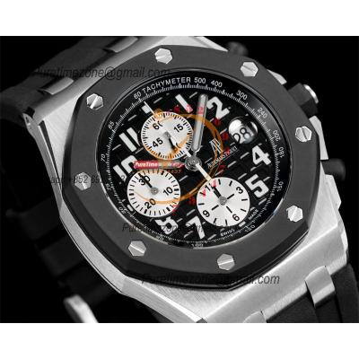 Royal Oak Offshore 25940SK 42 Rubberclad A7750 Automatic Chronograph Mens Watch Best Edition TKF SS Black Dial Rubber CH