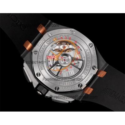 Royal Oak Offshore 26415CE A3126 Automatic Chronograph Mens Watch Best Edition TKF 44 Black Ceramic Gray Dial Rubber