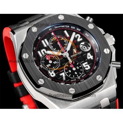 Royal Oak Offshore 26470SO A3126 Automatic Chronograph Mens Watch Best Edition TKF 42 Black Dial Rubber CHS