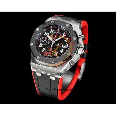 Royal Oak Offshore 26470SO A3126 Automatic Chronograph Mens Watch Best Edition TKF 42 Black Dial Rubber CHS