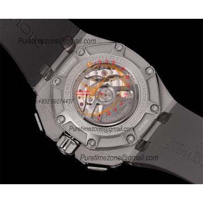 Royal Oak Offshore Schumacher 26568IM  A3126 Automatic Chronograph Mens Watch Best Edition TKF 44 Gray Dial Rubber CHS