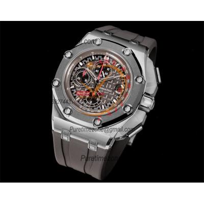 Royal Oak Offshore Schumacher 26568IM  A3126 Automatic Chronograph Mens Watch Best Edition TKF 44 Gray Dial Rubber CHS