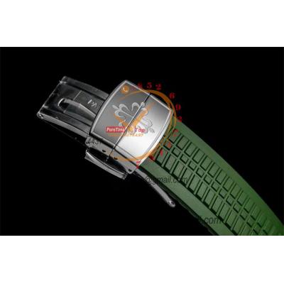 Aquanaut 5168 40mm A324 Atuomatic Mens Watch Best Edition 3KF V2 SS Green Dial Rubber Strap CHS