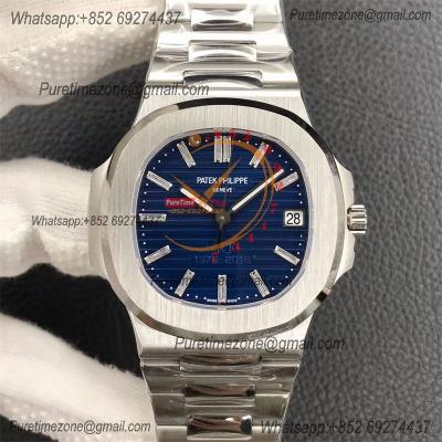 Nautilus 5711 40th Anniversary A324 Atuomatic Mens Watch Best Edition 3KF V2 Blue Textured Dial SS Bracelet CHS