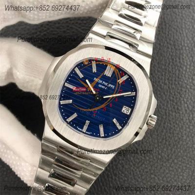 Nautilus 5711 40th Anniversary A324 Atuomatic Mens Watch Best Edition 3KF V2 Blue Textured Dial SS Bracelet CHS