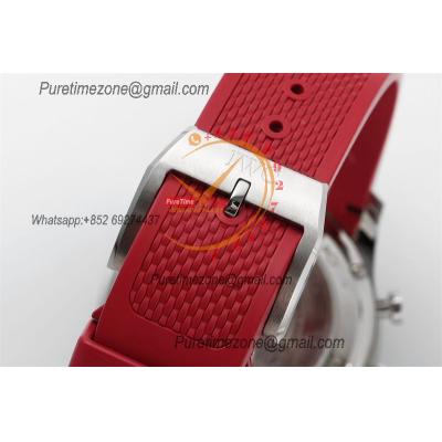 Portuguese Chronograph IW371616 A69355 Atuomatic Mens Watch Best Edition Z+F Red Dial Rubber Strap CHS