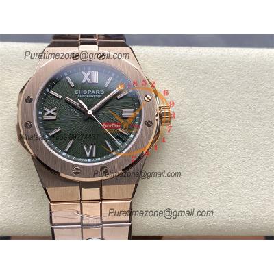 Alpine Eagle 41 Green Dial 295363-5007 M9015  Automatic Mens Watch Best Edition GHF RG SS Bracelet CHS