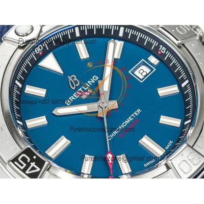 Avenger A17328101C1X1 A2824  Automatic Mens Watch Best Edition BLSF 42 Blue Dial Leather Strap CHS