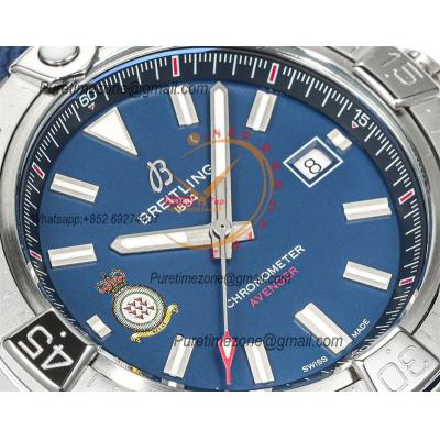 Avenger Red Arrows 60th Anniversary  A17328101C1X1 A2824  Automatic Mens Watch Best Edition BLSF 42 Blue Dial Leather