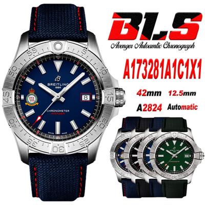 Avenger Red Arrows 60th Anniversary  A17328101C1X1 A2824  Automatic Mens Watch Best Edition BLSF 42 Blue Dial Leather