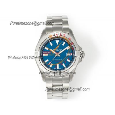 Avenger A17328101C1A1 A2824  Automatic Mens Watch Best Edition BLSF 42 Blue Dial SS Bracele CHS