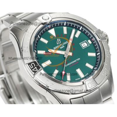 Avenger A17328101L1A1  A2824  Automatic Mens Watch Best Edition BLSF 42 Green Dial SS Bracele CHS