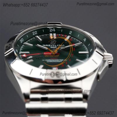 Chronomat Automatic GMT A2836 Automatic Mens Watch A32398101L1A1 Best Edition TWF 40mm Green Dial SS Bracele CHS