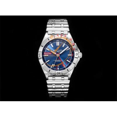 Chronomat Automatic GMT A2836 Automatic Mens Watch A32398101C1A1 Best Edition TWF 40mm Blue Dial SS Bracele CHS