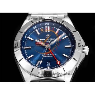 Chronomat Automatic GMT A2836 Automatic Mens Watch A32398101C1A1 Best Edition TWF 40mm Blue Dial SS Bracele CHS