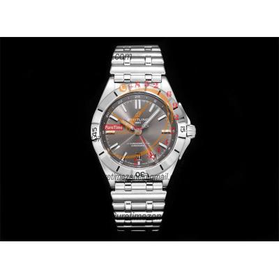 Chronomat Automatic GMT A2836 Automatic Mens Watch A32398101M1A1 Best Edition TWF 40mm Gray Dial SS Bracele CHS