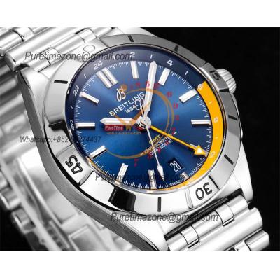 Chronomat Automatic GMT A2836 Automatic Mens Watch A323981A1C1A1 Best Edition TWF 40mm Blue Dial SS Bracele CHS