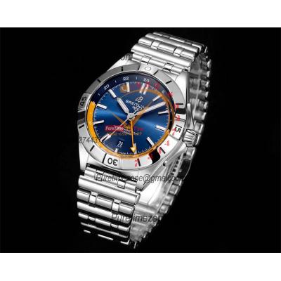 Chronomat Automatic GMT A2836 Automatic Mens Watch A323981A1C1A1 Best Edition TWF 40mm Blue Dial SS Bracele CHS