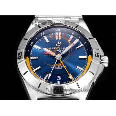 Chronomat Automatic GMT A2836 Automatic Mens Watch A323981A1C1A1 Best Edition TWF 40mm Blue Dial SS Bracele CHS