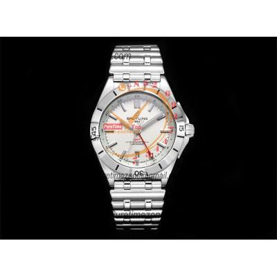 Chronomat Automatic GMT A2836 Automatic Mens Watch A32398101A1A1 Best Edition TWF 40mm White Dial SS Bracele CHS