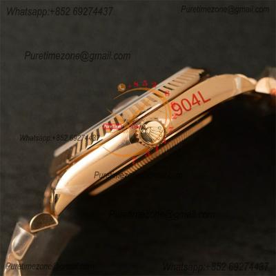 DayDate 40 228235 A2836 Automatic Mens Watch Best Edition QF V5 RG Gold Roman Dial President Bracelet (Gain Weight)