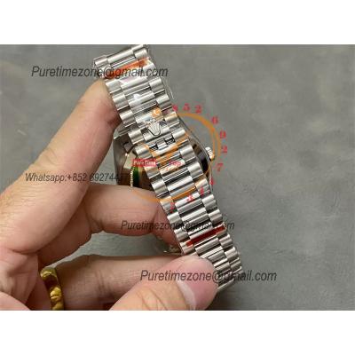 DayDate 40 228236 A2836 Automatic Mens Watch Best Edition QF V5 Meteorites Crystal  Dial President Bracelet (Gain Weight