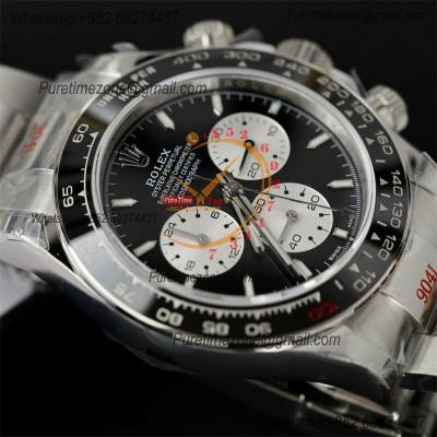 Daytona 126529LN Le Mans SH4132 Automatic Chronograph Mens Watch Best Edition QF V5 Black Dial 904L Steel Bracelet CHS