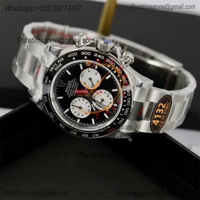 Daytona 126529LN Le Mans SH4132 Automatic Chronograph Mens Watch Best Edition QF V5 Black Dial 904L Steel Bracelet CHS