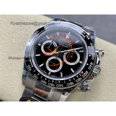 Daytona 126500 SH4131 Automatic Chronograph Mens Watch Best Edition QF V6 Black Dial 904L SS Bracelet CHS (Gain Weight)