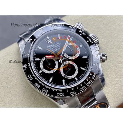 Daytona 126500 SH4131 Automatic Chronograph Mens Watch Best Edition QF V6 Black Dial 904L SS Bracelet CHS (Gain Weight)