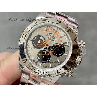 Daytona 126509 SH4131 Automatic Chronograph Mens Watch Best Edition QF V6 Gray Dial 904L SS Bracelet (Gain Weight)