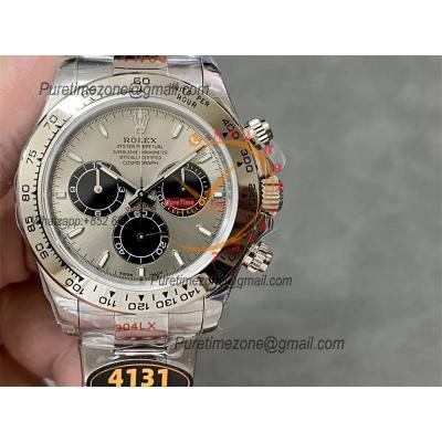 Daytona 126509 SH4131 Automatic Chronograph Mens Watch Best Edition QF V6 Gray Dial 904L SS Bracelet (Gain Weight)