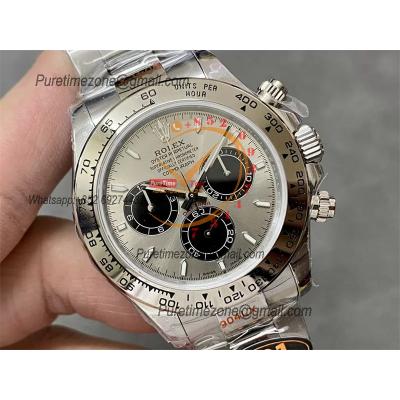 Daytona 126509 SH4131 Automatic Chronograph Mens Watch Best Edition QF V6 Gray Dial 904L SS Bracelet (Gain Weight)