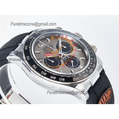 Daytona 126519 SH4131 Automatic Chronograph Mens Watch Best Edition QF V6 SS Gray Dial Oysterflex Strap (Gain Weight)