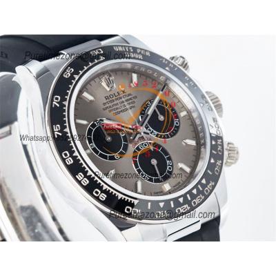 Daytona 126519 SH4131 Automatic Chronograph Mens Watch Best Edition QF V6 SS Gray Dial Oysterflex Strap (Gain Weight)