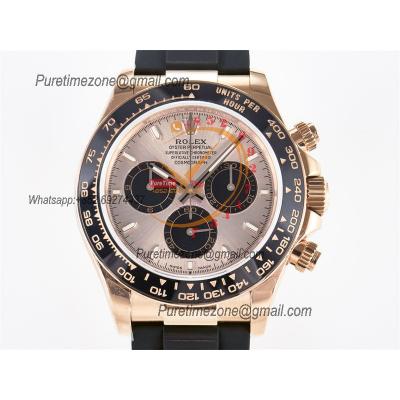 Daytona 126515 SH4131 Automatic Chronograph Mens Watch Best Edition QF V6 RG Gold Dial Oysterflex Strap (Gain Weight)