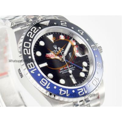 GMT Master II 126710 Batman VR3285 Automatic Mens Watch Best Edition QF Black Dial 904L Jubilee SS Bracelet CHS