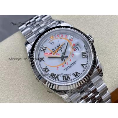 DateJust 36 126234 VS3235 Automatic Mens Watch 904L SS VSF 1:1 Best Edition White Roman Dial on Jubilee Bracelet CHS