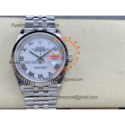 DateJust 36 126234 VS3235 Automatic Mens Watch 904L SS VSF 1:1 Best Edition White Roman Dial on Jubilee Bracelet CHS