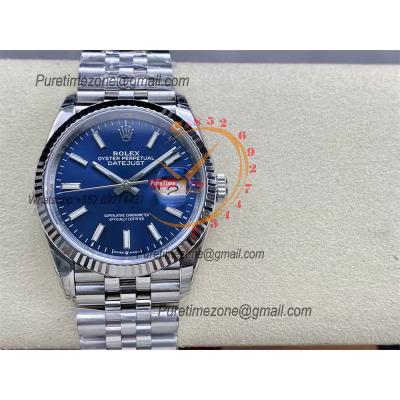 DateJust 36 126234 VS3235 Automatic Mens Watch 904L SS VSF 1:1 Best Edition Blue Stick Dial on Jubilee Bracelet CHS