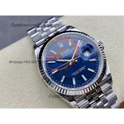 DateJust 36 126234 VS3235 Automatic Mens Watch 904L SS VSF 1:1 Best Edition Blue Stick Dial on Jubilee Bracelet CHS