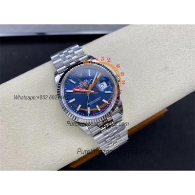 DateJust 36 126234 VS3235 Automatic Mens Watch 904L SS VSF 1:1 Best Edition Blue Stick Dial on Jubilee Bracelet CHS