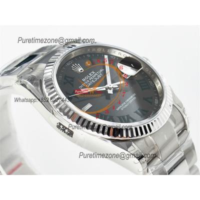 DateJust 36 126234 VS3235 Automatic Mens Watch 904L SS VSF 1:1 Best Edition Gray Roman Dial on Oyster Bracelet CHS