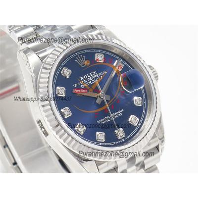 DateJust 36 126234 VS3235 Automatic Mens Watch 904L SS VSF 1:1 Best Edition Blue Stick Dial on Jubilee Bracelet CHS