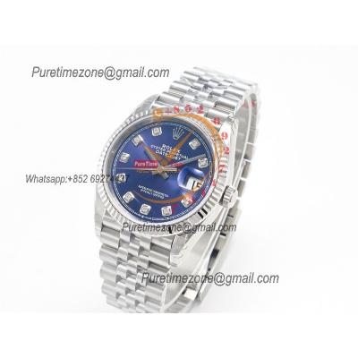 DateJust 36 126234 VS3235 Automatic Mens Watch 904L SS VSF 1:1 Best Edition Blue Stick Dial on Jubilee Bracelet CHS