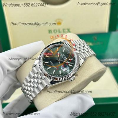 DateJust 36 126234 VS3235 Automatic Mens Watch 904L SS VSF 1:1 Best Edition Green Stick Dial on Jubilee Bracelet CHS